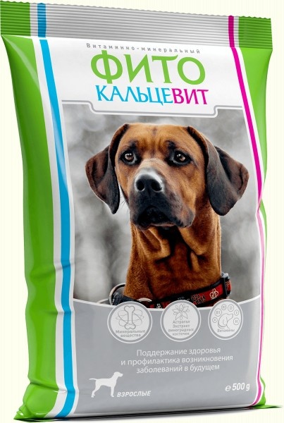 Фитокальцевит для собак, 500 г