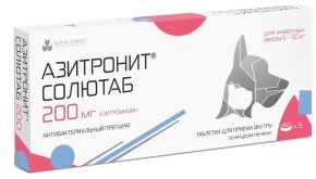 Азитронит Солютаб, 200 мг (5 таб)