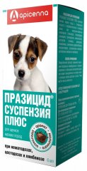 Празицид-суспензия Плюс для щенков, 6 мл