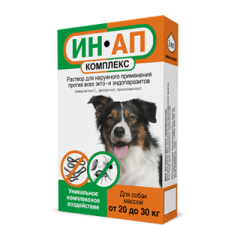 Ин-Ап комплекс для собак 20-30 кг, 3 мл