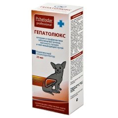 ГЕПАТОЛЮКС Суспензия для собак мелких пород, 25 мл
