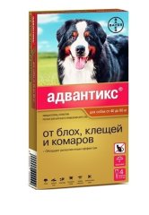 Адвантикс Капли для собак 40-60 кг (уп/4 пип)