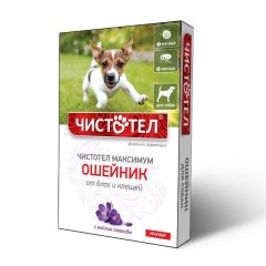 Чистотел Максимум ошейник для собак красный